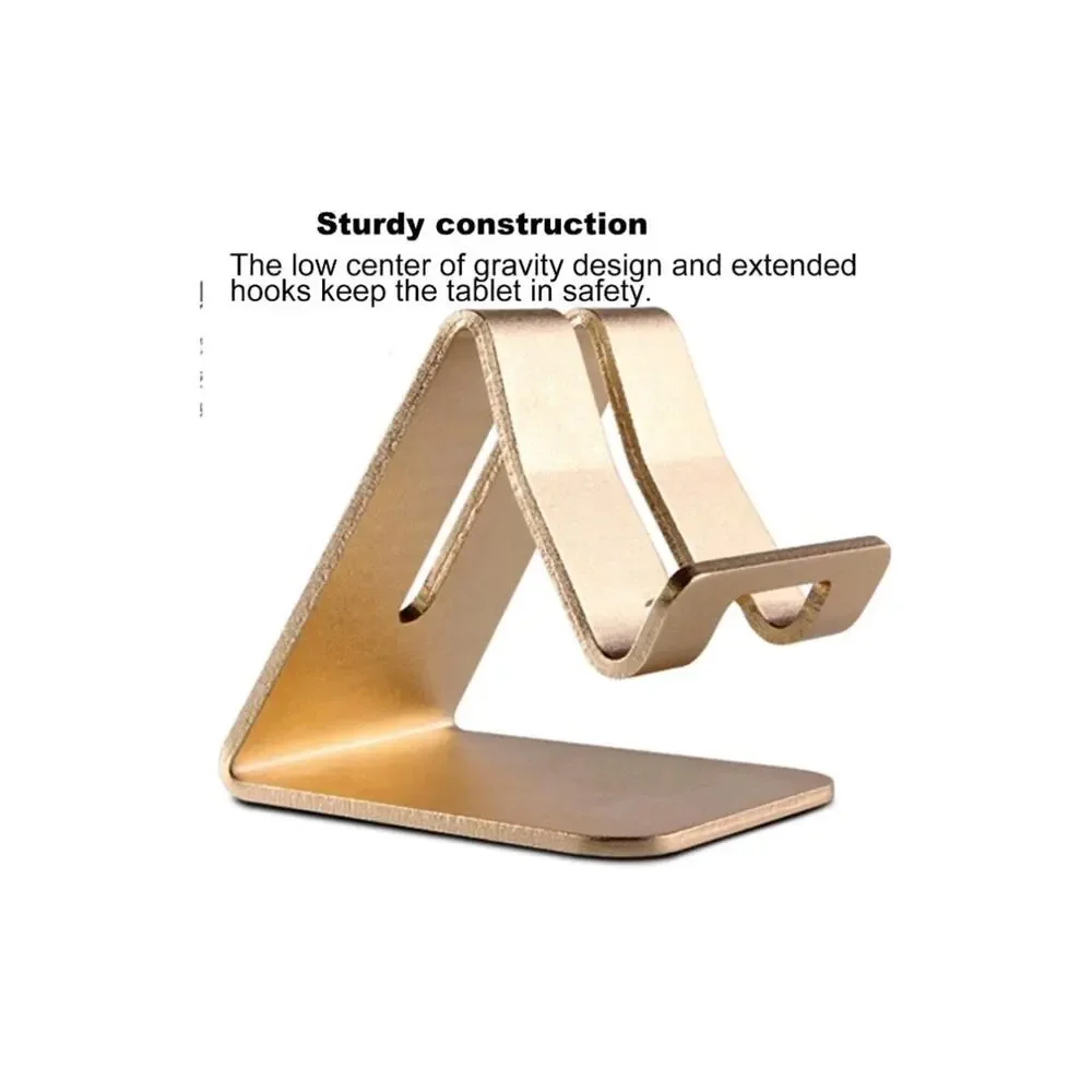 2 Pc Universal Mobile Mate Cell Phone Tablet Stand Desk Holder Cradle Dock Metal